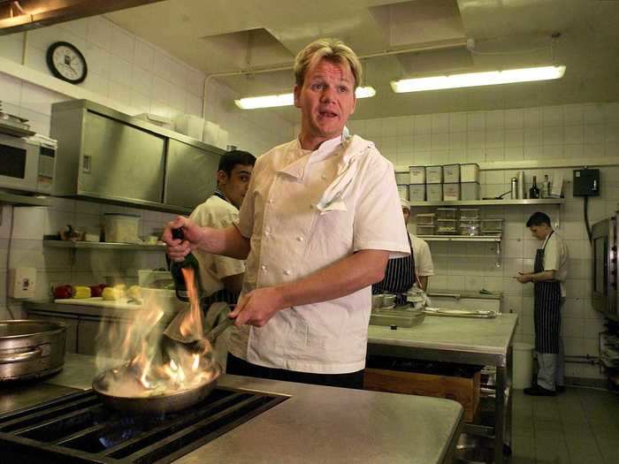 Ramsay became a head chef at 27 years old.