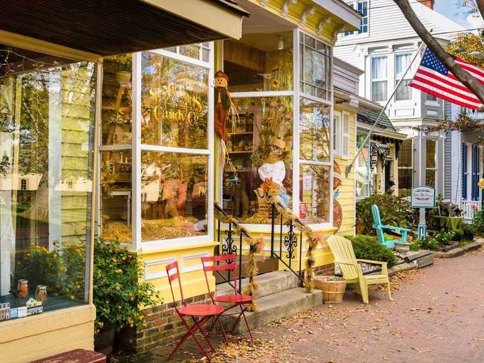 St. Michaels, Maryland, has been named one of the best coastal small towns in the US because of its charm.