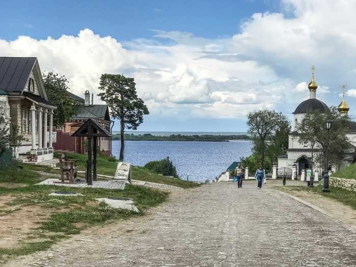 In Russia, Sviyazhsk is a small island town with dozens of historic sites.