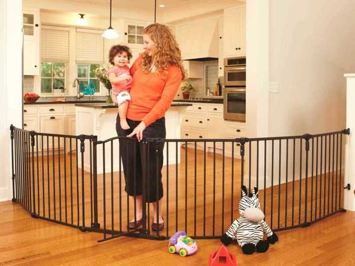 The best baby gate for large spaces