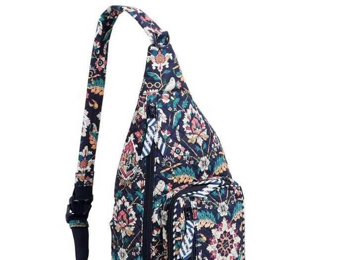 The patterned Sling Backpack is perfect for wizards on the go.