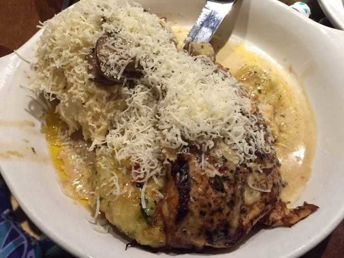 One employee raved about the stuffed chicken marsala.