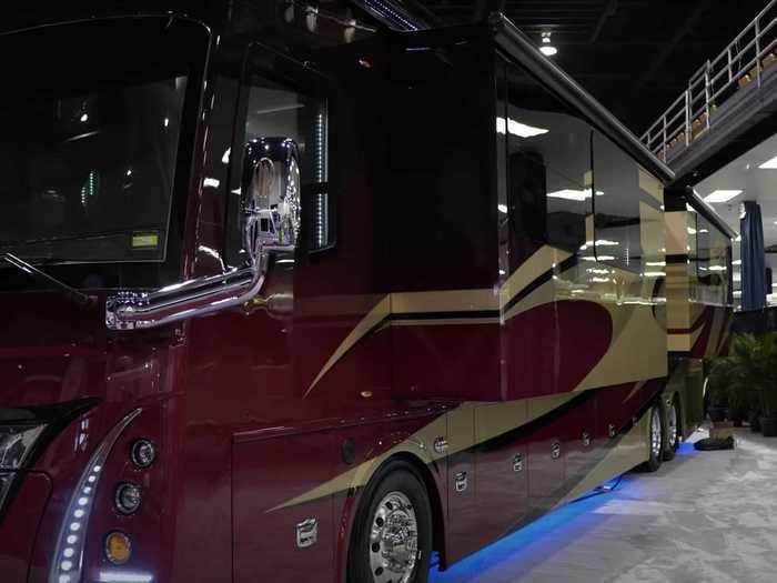 The Foretravel ih-45 RV costs about $1.4 million.