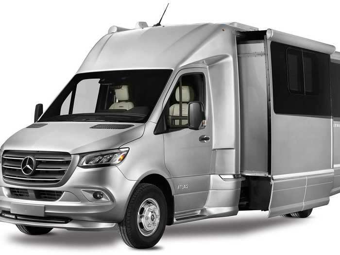 The 2020 Atlas RV, which is built on a Mercedes-Benz sprinter, costs $238,000.