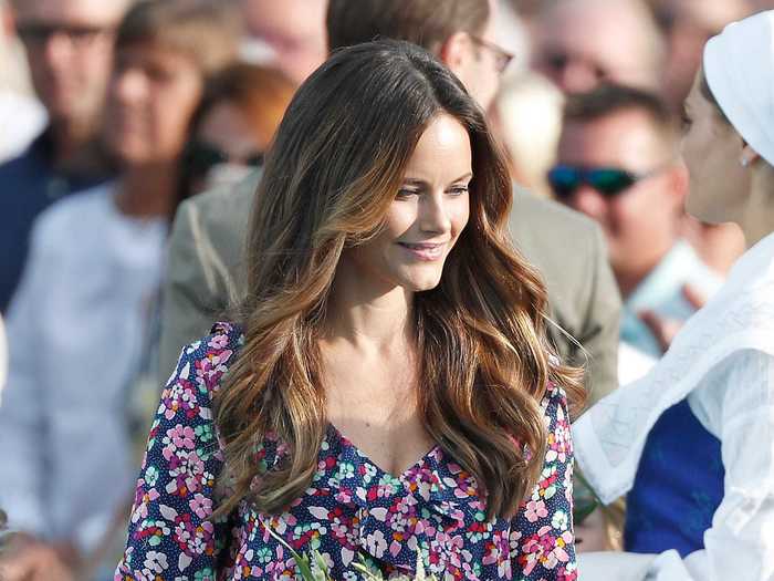 Princess Sofia of Sweden wore a $65 dress from & Other Stories in 2018.