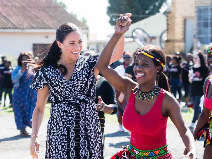 On her royal tour of South Africa in September, she wore an $85 dress by Mayamiko, a sustainable fashion label from Malawi.