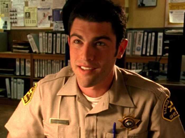 Max Greenfield starred as a deputy named Leo D’Amato.