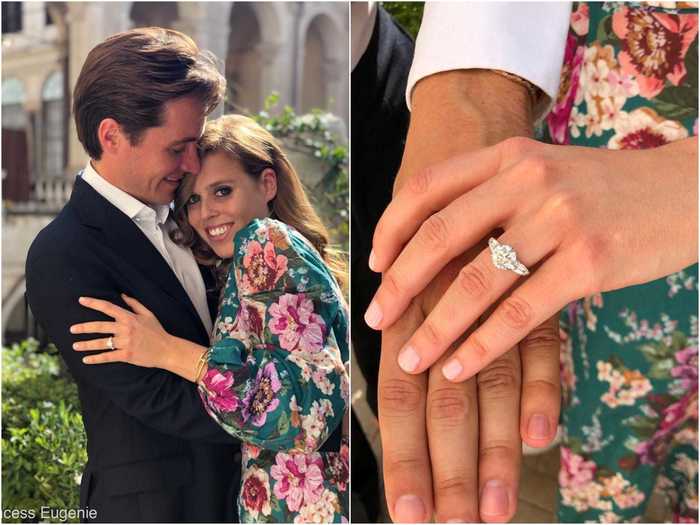 Princess Beatrice got engaged to Mozzi in 2019 with a ring he designed worth an estimated $100,000.