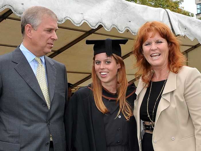 Princess Beatrice is the daughter of Prince Andrew, Duke of York, and Sarah, Duchess of York.