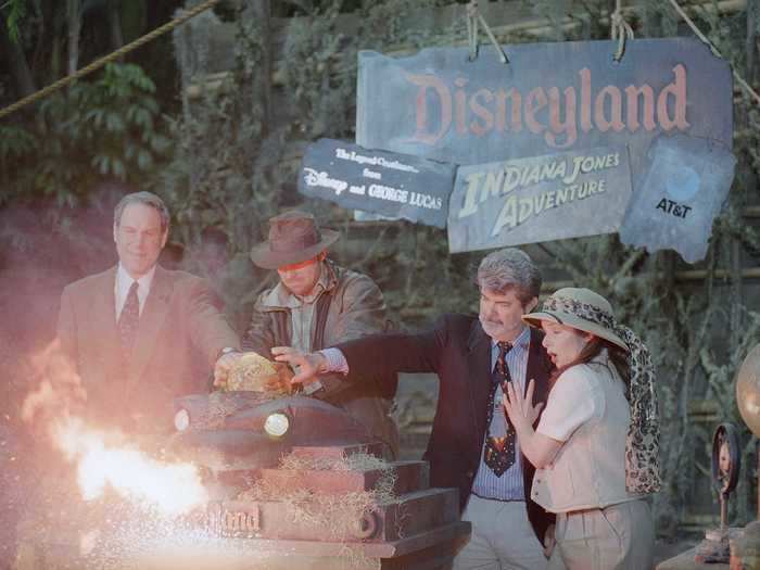 Indiana Jones Adventure features a fun interactive game in the queue.