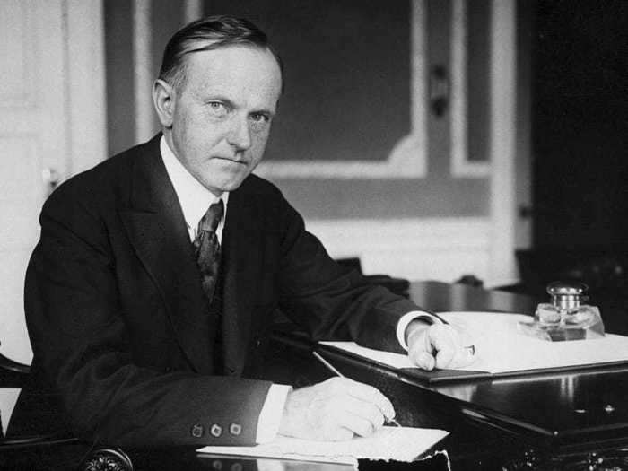 Calvin Coolidge was elected governor of Massachusetts in 1918 and served during the Boston Police Strike.