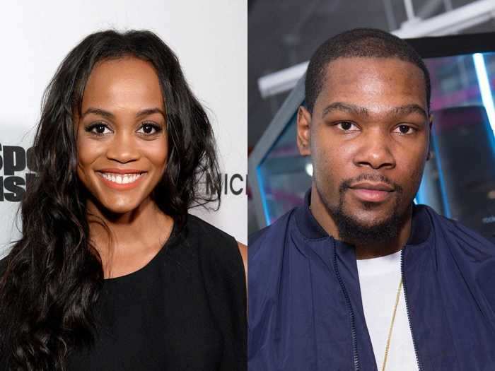 Before she was the Bachelorette, Rachel Lindsay dated basketball star Kevin Durant in college.