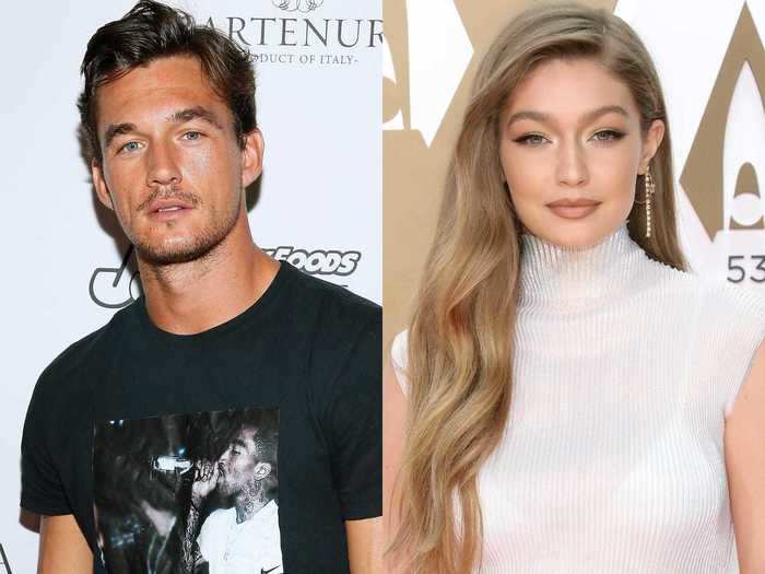 Tyler Cameron and Gigi Hadid dated for a few months in 2019.