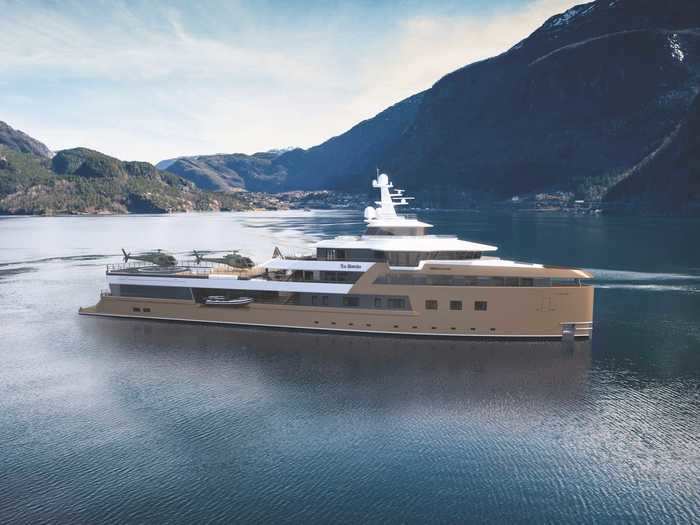 Meet La Datcha, a 252-foot-long expedition yacht commissioned by billionaire Russian banker Oleg Tinkov.