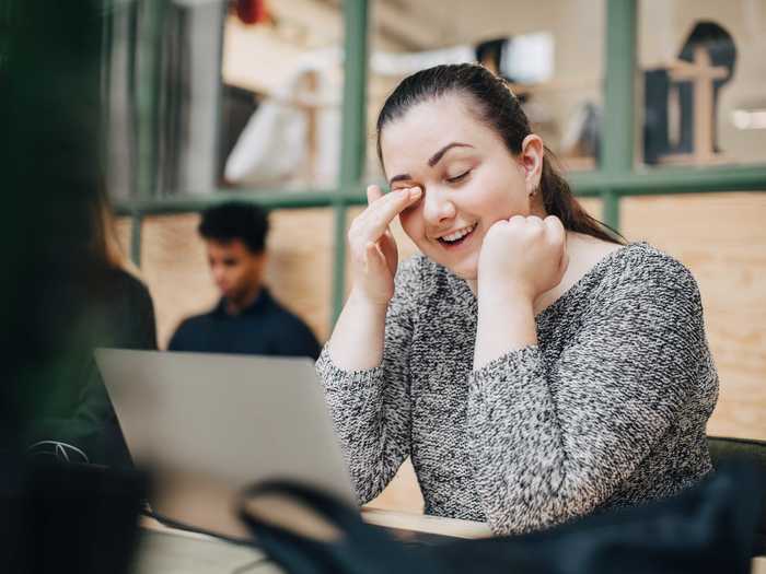 Wiping your eyes in public might have been normal before, but now your hands could be carrying germs.