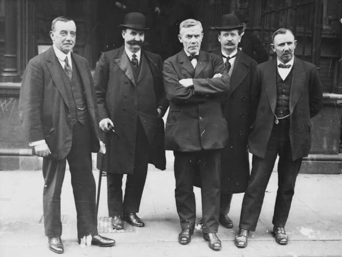 The party leaders certainly look different 100 years ago, though.