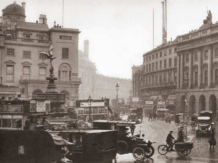 Piccadilly Circus has always been a popular destination in London.