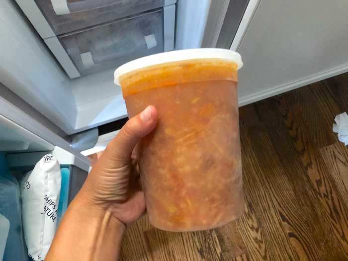 Soup is so easy to freeze and store.