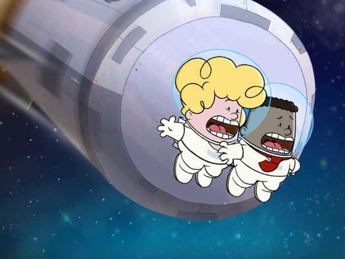 4. "The Epic Tales of Captain Underpants in Space" (Netflix original, 2020-present)