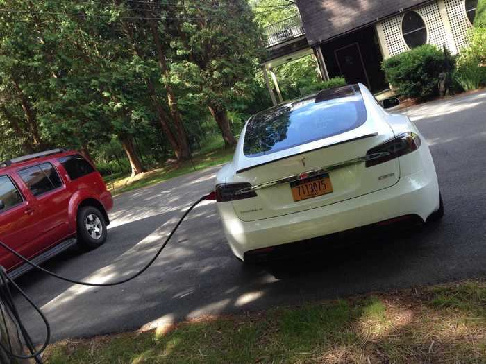 Tesla also has a network of partners who provide slower, level 2 charging at various destinations and in parking structures. This level can help an owner top off with enough electrons to get to a Supercharger location.