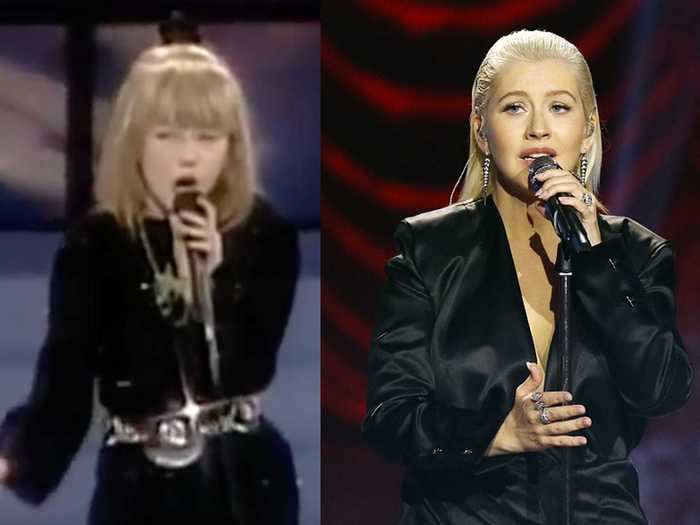 Like Spears, Christina Aguilera got her start on "Star Search."