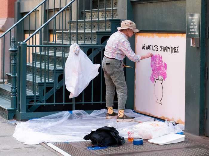 A former graffiti artist, Eric Felisbret, told CNBC the art reminds him of the murals that followed September 11, 2001 — intending to spread "harmony instead of discord."