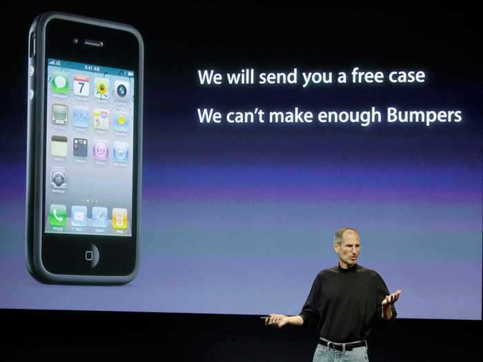 While critics at the time may have been anticipating a redesign of the phone, or possibly a recall, Jobs stood by the iPhone 4, but offered customers their choice of a free bumper case. Customers who had already purchased the case would get a refund, Jobs said.