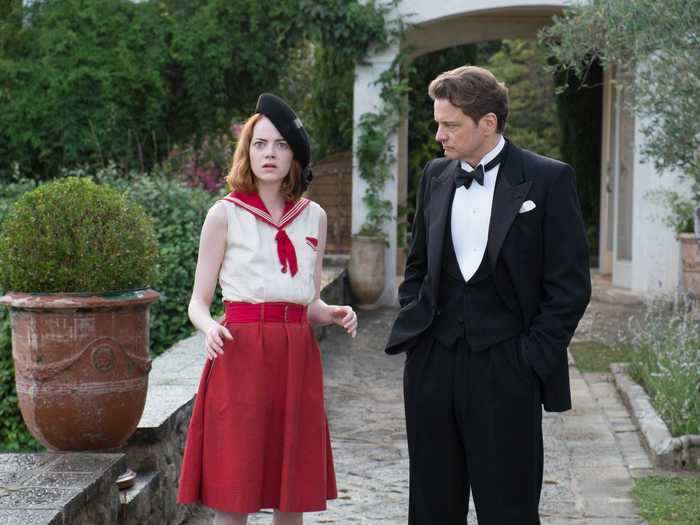 Emma Stone and Colin Firth were 25 and 53, respectively, when "Magic in the Moonlight" (2014) premiered.