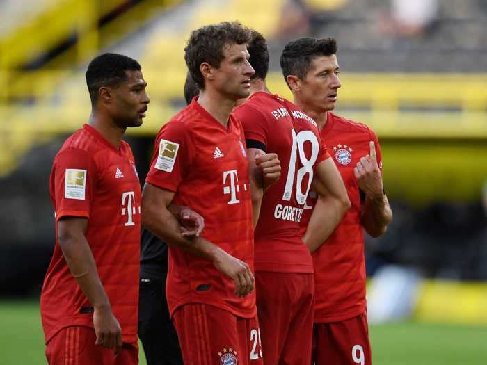 2. Bayern Munich: Thomas Muller, Robert Lewandowski, Serge Gnabry