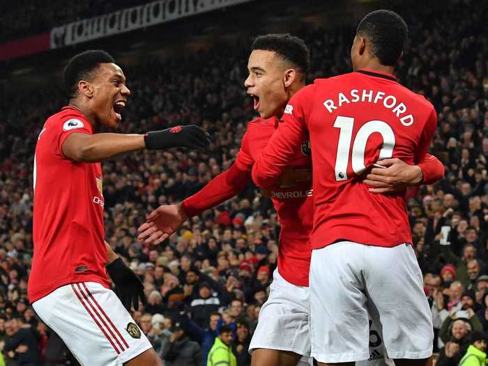 5. Manchester United: Marcus Rashford, Anthony Martial, Mason Greenwood