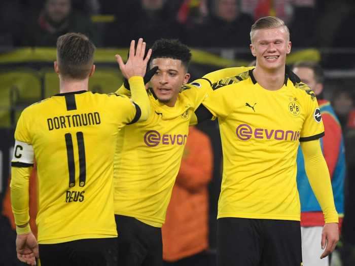 7. Borussia Dortmund – Marco Reus, Erling Braut Haaland, Jadon Sancho