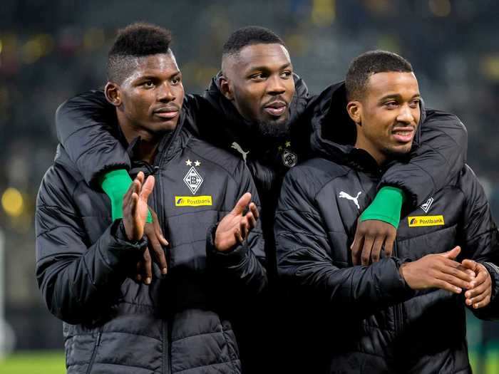 9. Borussia Monchengladbach: Marcus Thuram, Alassane Plea, Breel Embolo