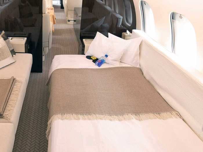 Charter operators prefer the dual-divan couch configuration at is allows for a higher seat count while also offering more beds.