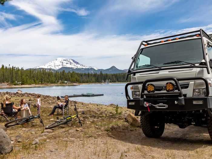 A second 280-amp alternator comes optional for faster charging while on the road.