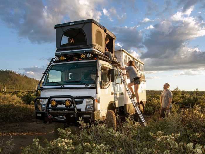 Despite the rugged off-road and off-grid capabilities of the overlander, the interior of the EXP and FX are comfortable, according to its maker.