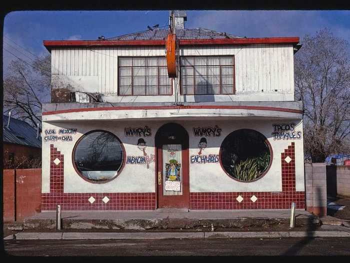 11. The Re Ball Cafe in Albuquerque, New Mexico, photographed in 1979.