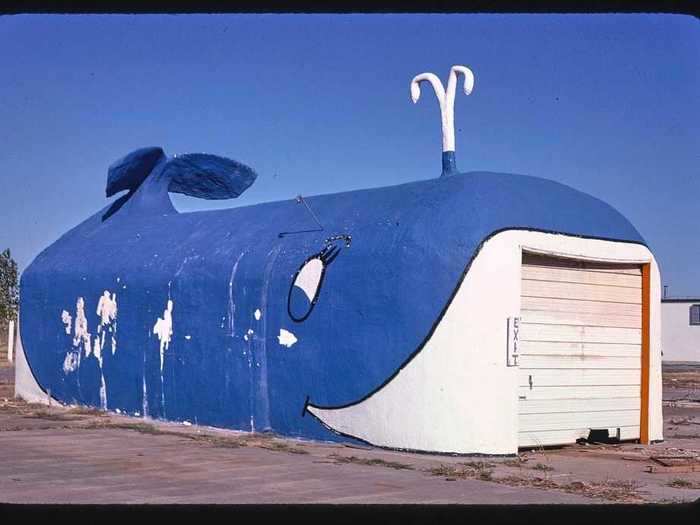 2. The whale car wash in Oklahoma City, Oklahoma, photographed in 1979.