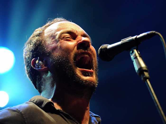 Dave Matthews attended anti-apartheid rallies in South Africa.