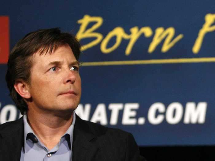 Michael J. Fox, who was born in Canada, uses his fame to campaign for government-funded medical research in the US.