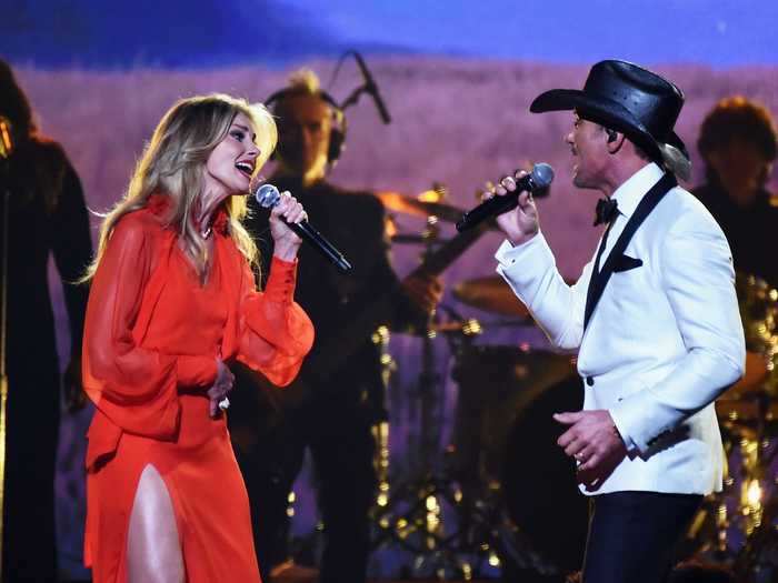 Faith Hill and Tim McGraw have released several songs together.