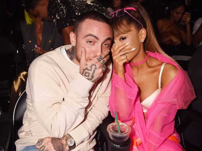 Ariana Grande collaborated with the late Mac Miller on several songs.