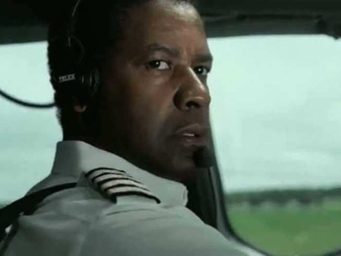 In the film "Flight," Denzel Washington