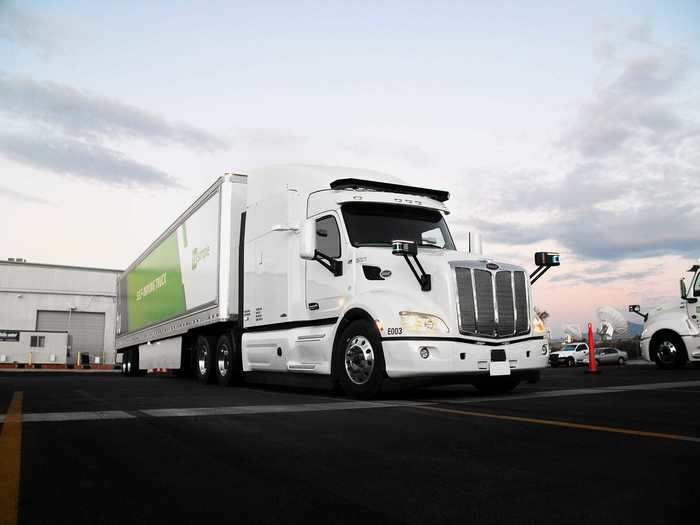 According to TuSimple, the autonomous system saves 10% of fuel compared to human-driven trucks, according to the company.