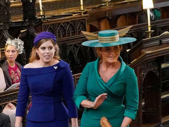 4. Sarah Ferguson read a love poem for the couple during the service