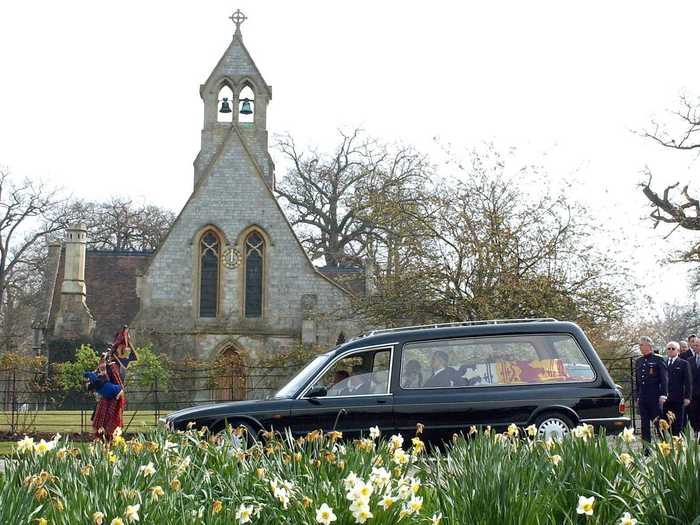 2. The couple got married at the royal family