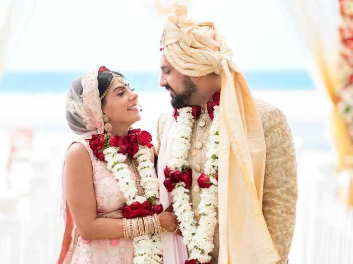 The couple got engaged in February 2019 while in Goa, India, for a wedding.