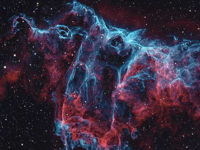 Josep Drudis, from the US, took this majestic image of the Veil Nebula.