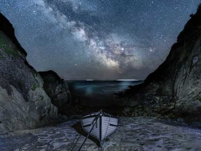 Jennifer Rogers, from the UK, captured this serene photo of a fishing cove in Cornwall, England.