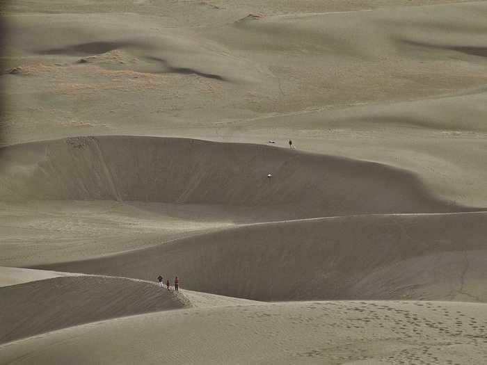 This park holds the tallest sand dunes in North America, per the National Parks Service. It