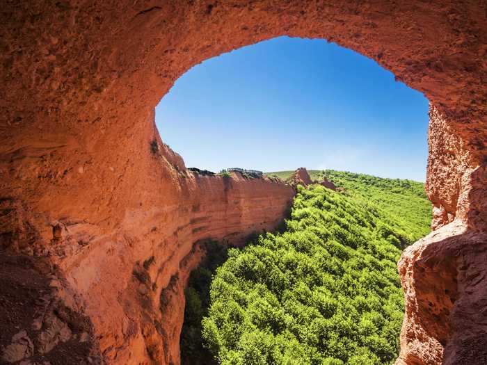 SPAIN: Las Médulas ancient gold-mining area